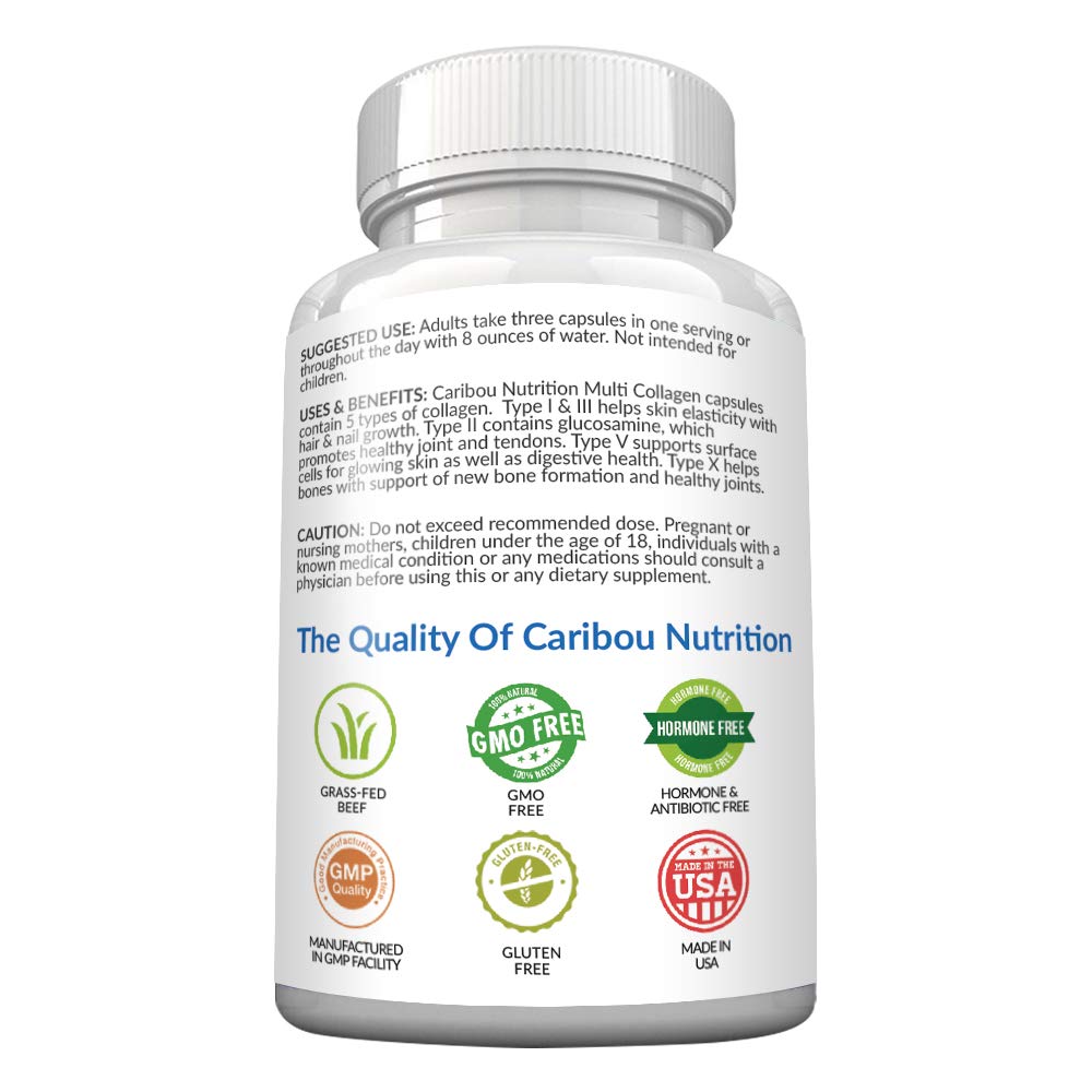 Caribou Nutrition Multi Collagen Pills - 180 Capsules - image 5