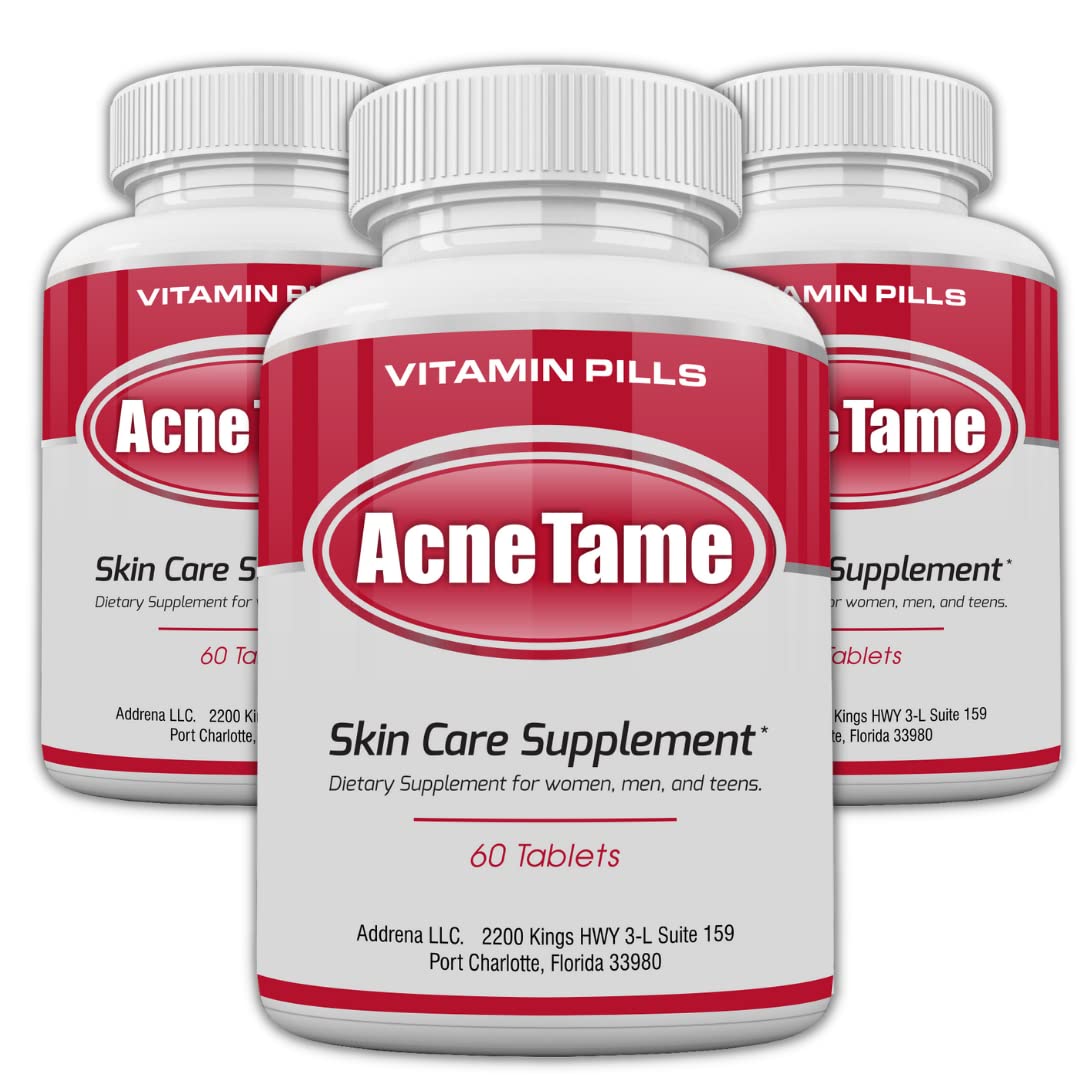 Acnetame Acne Tame Clear Skin Vitamins - 180 Tablets