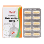 Hi Well Premium Liver Manager 35000 - 60 Vegetarian Capsules