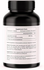 Generic Activated Charcoal 250 mg Capsules - 60 Capsules - image 2