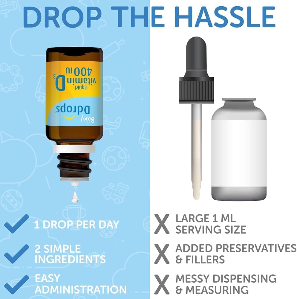 Ddrops Liquid Vitamin D Baby Drops 400 IU - Pack of 8 - image 5