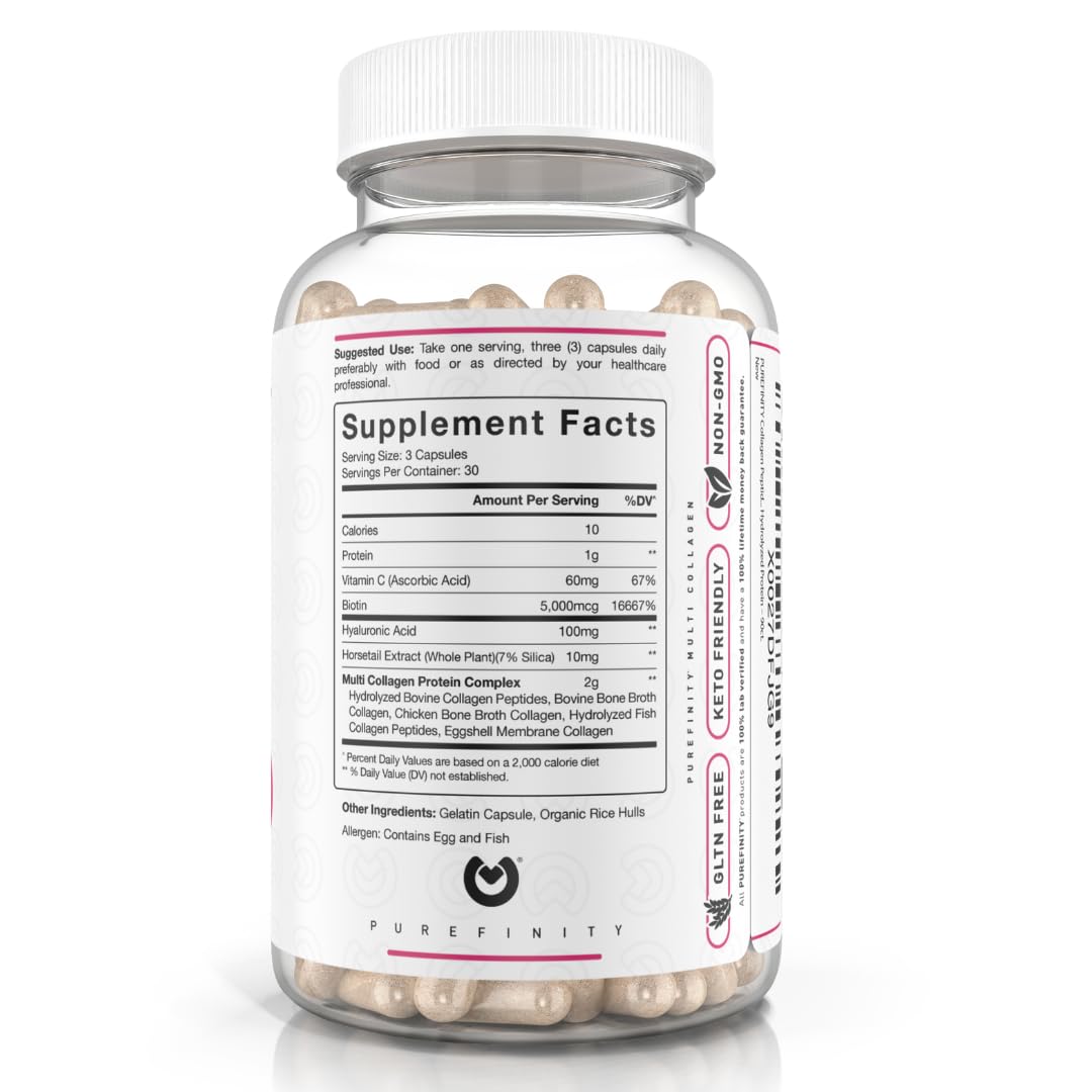 PUREFINITY Collagen Peptides for Women - 90 Capsules - image 9
