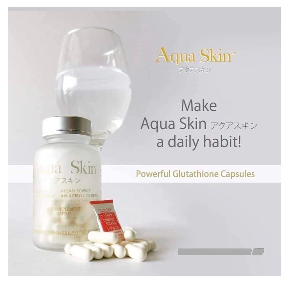 Aqua Skin Glutathione Made in Japan - 60 Capsules - image 2
