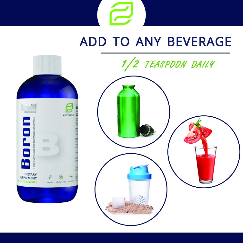 Mineralife Liquid Boron for Calcium & Magnesium Absorption - 8 Fl Oz - image 4