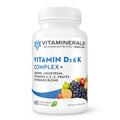 Vitaminerals Vitamin D3 + K Complex with Veggies & Fruits - 60 Capsules