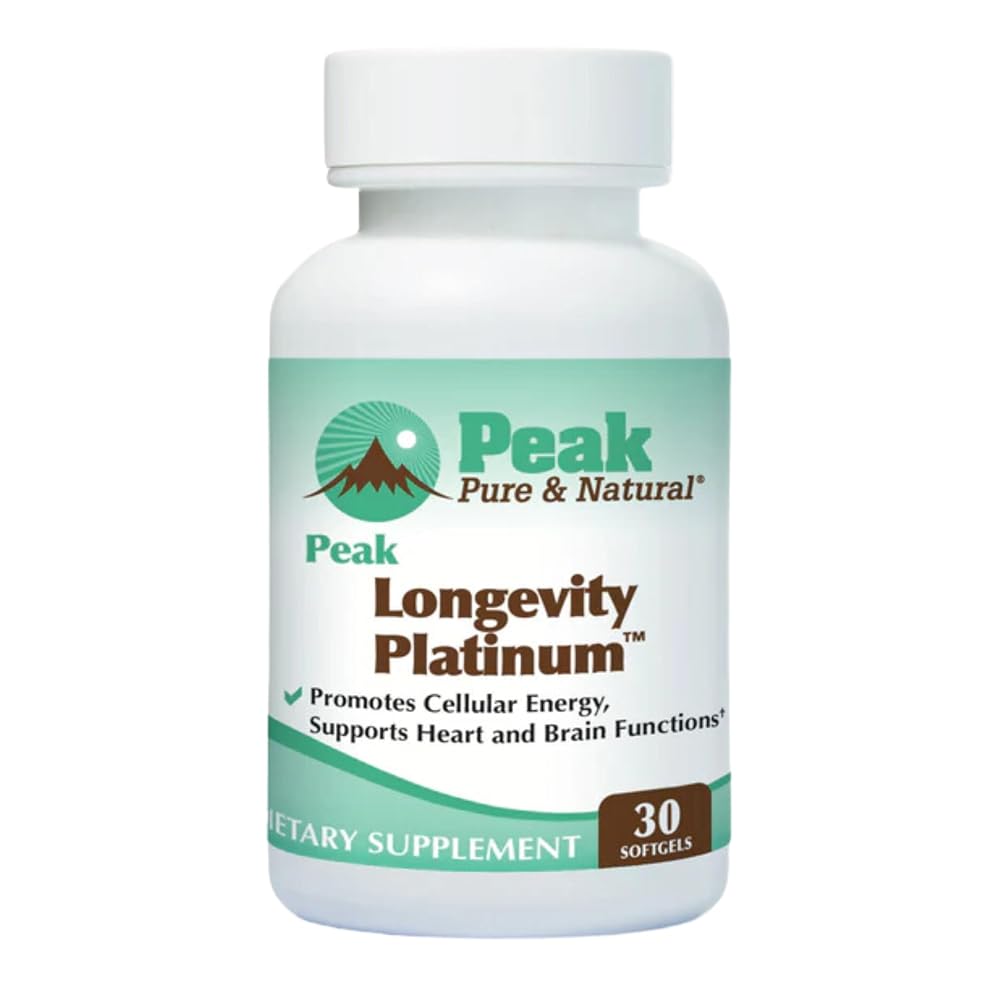 Peak Pure & Natural Platinum PQQ with CoQ10 - 30 Softgels