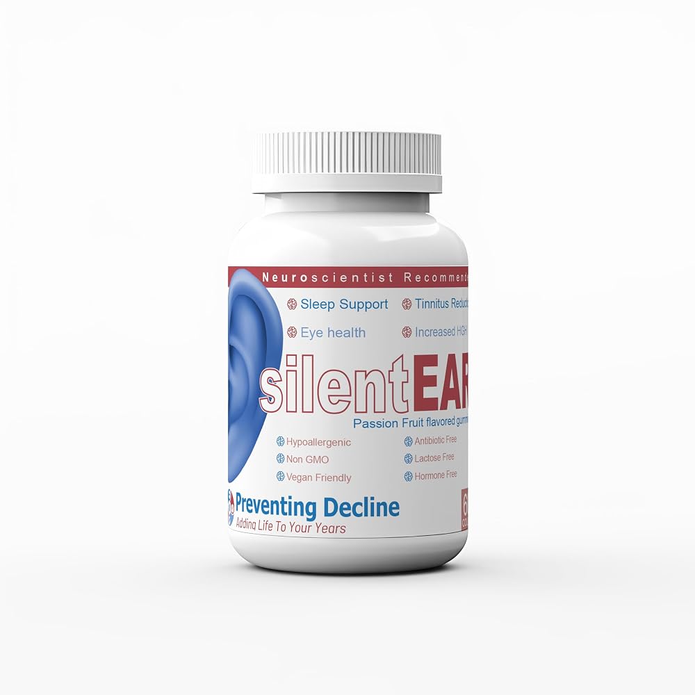 PREVENTING DECLINE SilentEar Sleep Support Gummies - 120 Count