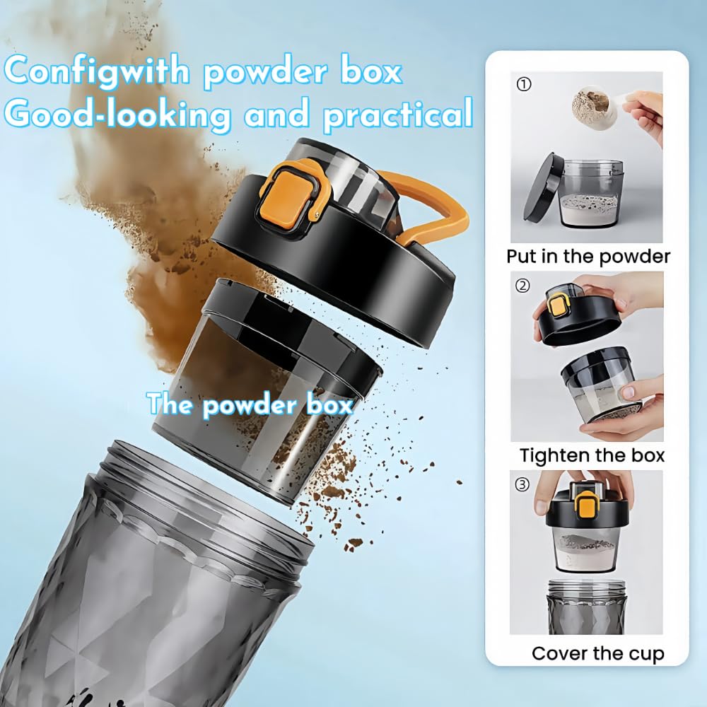 TDXVPB Self electric Stirring Cup with powder box Protein Shake