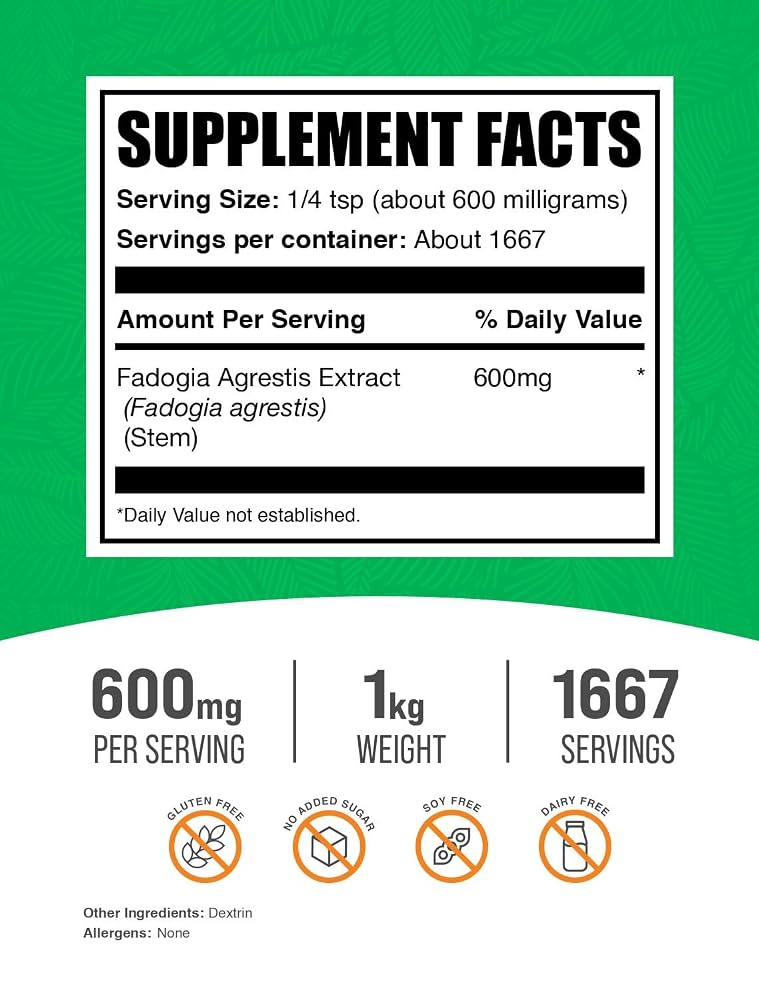 BulkSupplements.com Fadogia Agrestis Extract Powder