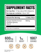 BulkSupplements.com Fadogia Agrestis Extract Powder