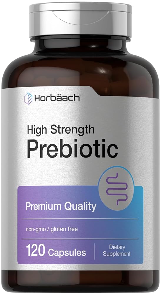 Horbäach Prebiotic for Men and Women - 120 Capsules