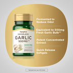 Piping Rock Odorless Garlic Supplement - 200 Softgels - image 4