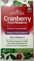 21st Century Cranberry Plus Probiotic - 180 Tablets