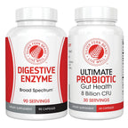 Silver Fern Gut Health Tune-Up Kit Probiotic & Enzymes - 150 Capsules