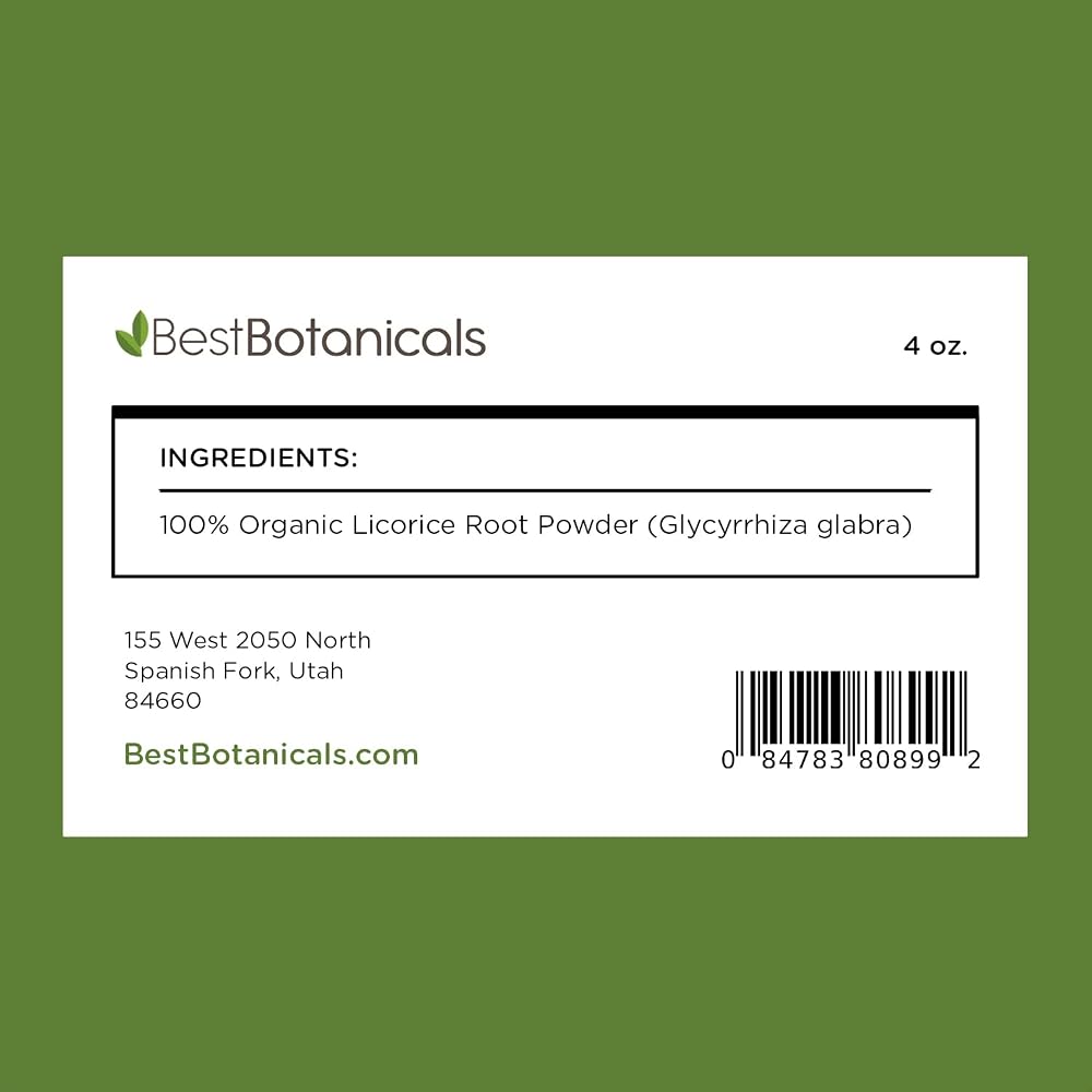Best Botanicals Licorice Root Powder - 4 oz - image 8