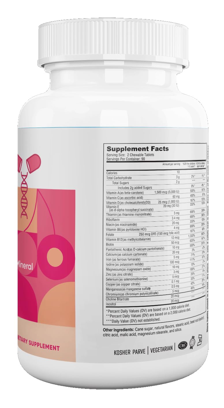 NUTRI-SUPREME RESEARCH Kids Multivitamin - 180 Vegetarian Chews - image 2