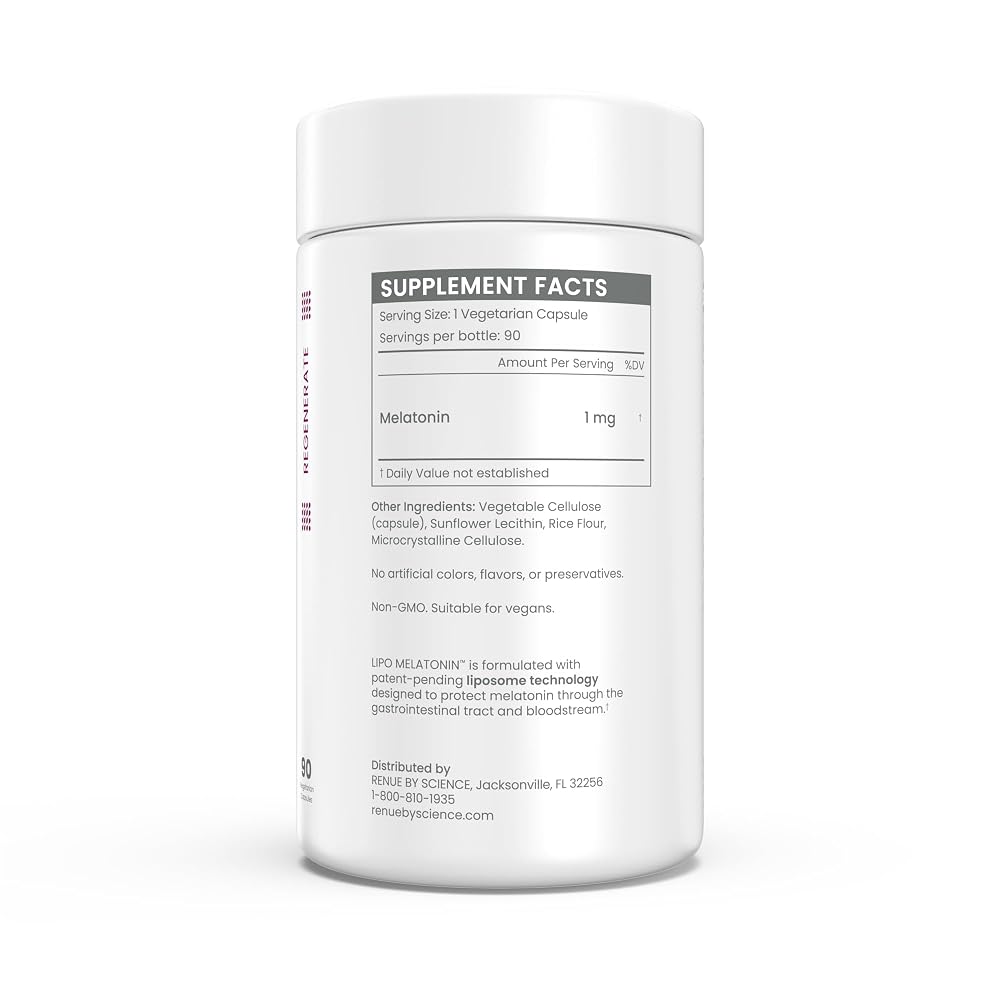 Renue By Science Liposomal Melatonin Sleep Aid - 90 Capsules - image 3