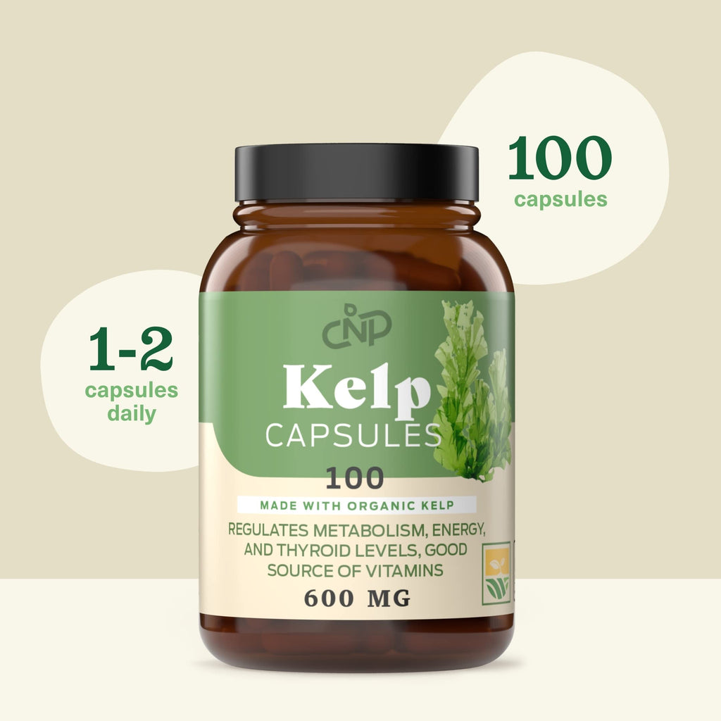 Complete Natural Products Icelandic Sea Kelp 600mg Thyroid Support - image 5