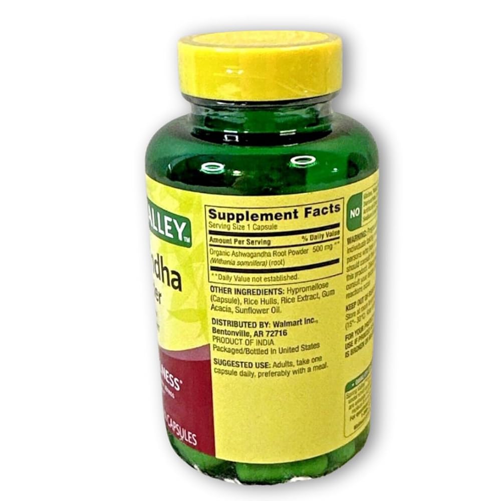 Fusion Shop Store Ashwagandha 500mg Root Powder - 60 Capsules - image 5