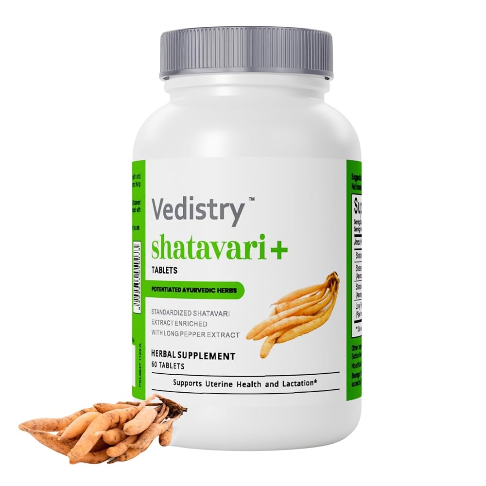 Vedistry Shatavari+ Tablets for Hormonal Balance - 60 Tablets