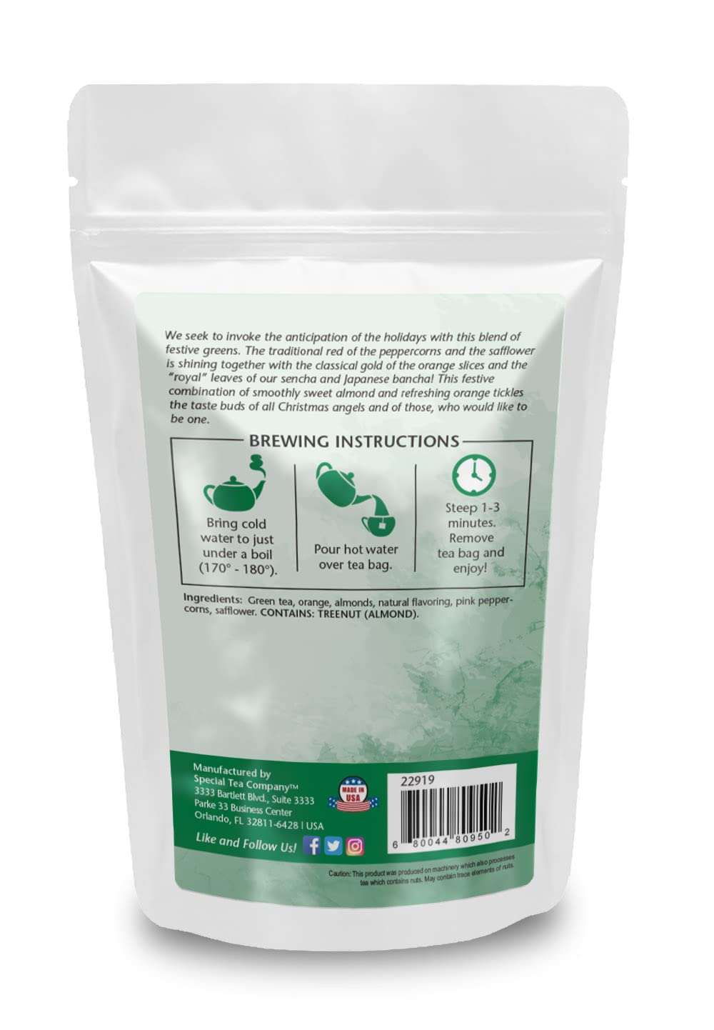 Special Tea Winter Pine Green Tea - 20 Tea Bags - image 2
