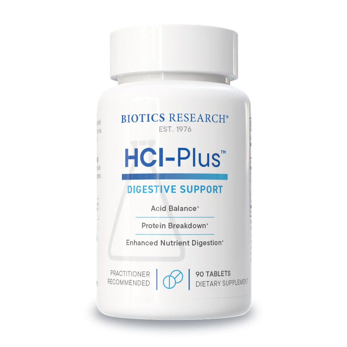 BIOTICS RESEARCH HCl Plus Betaine Hydrochloride - 90 Tablets