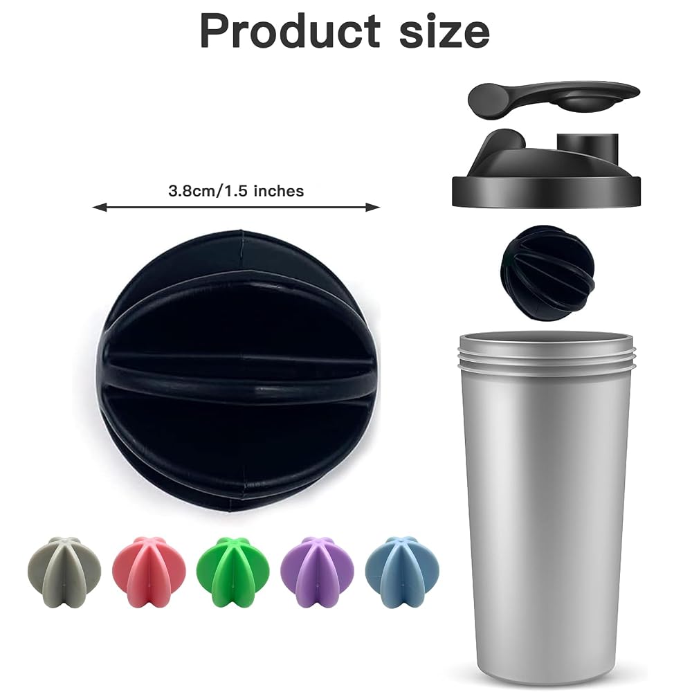 BuRuiJi Shaker Balls Protein Mixer - 6 Pack - image 2