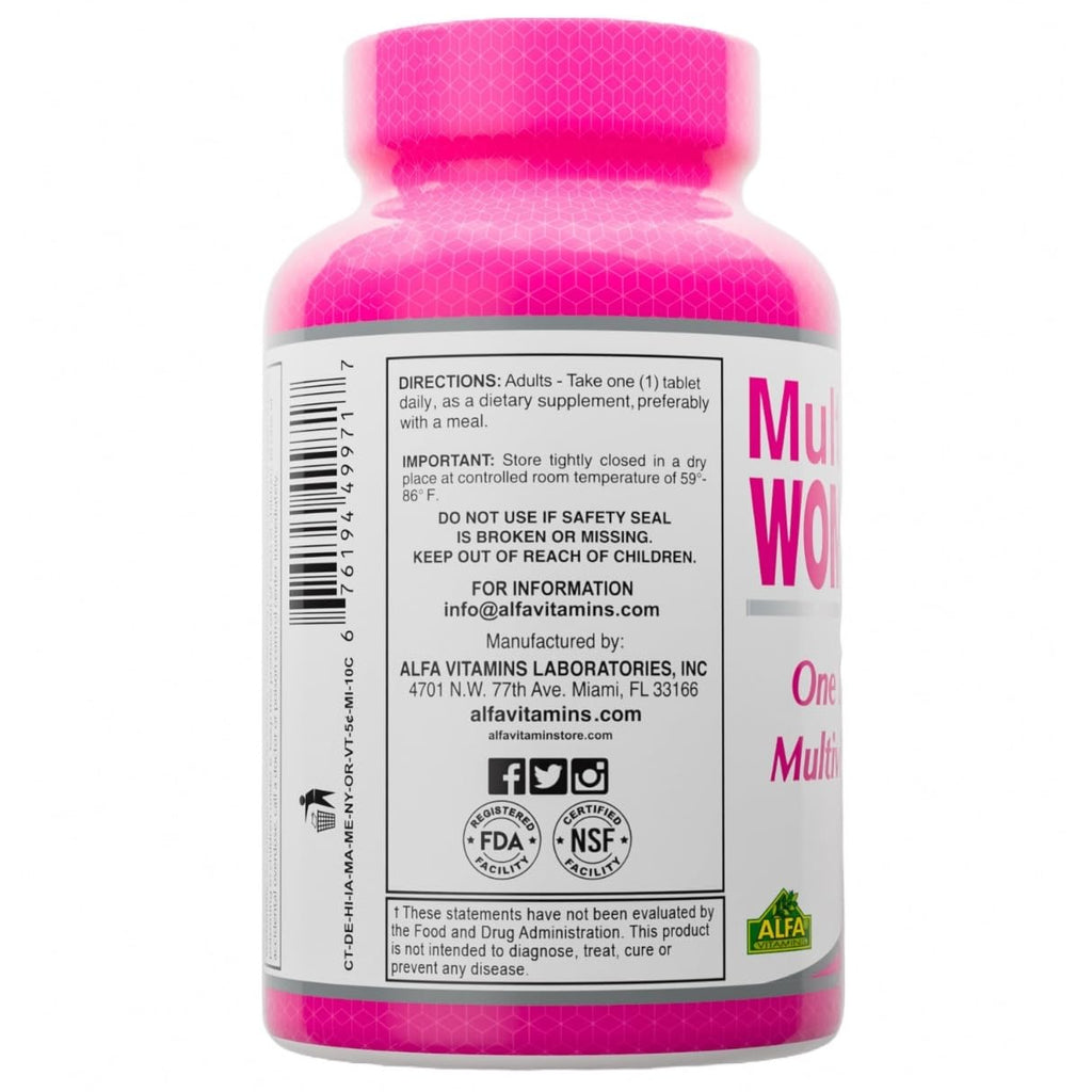 ALFA VITAMINS Multi Women Vitamins with Essential Nutrients - 200 Tablets - image 4