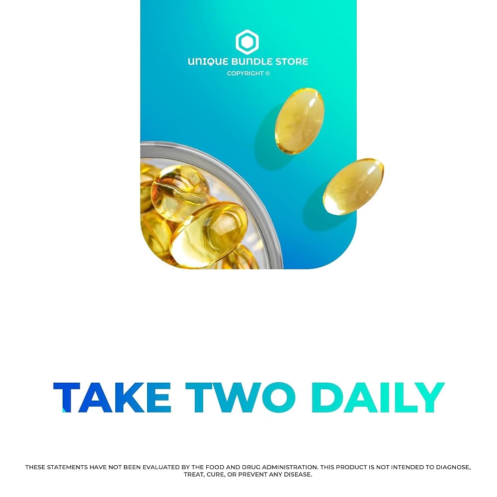 Unique Bundle Omega-3 Mini Fish Oil - 120 Softgels - image 3