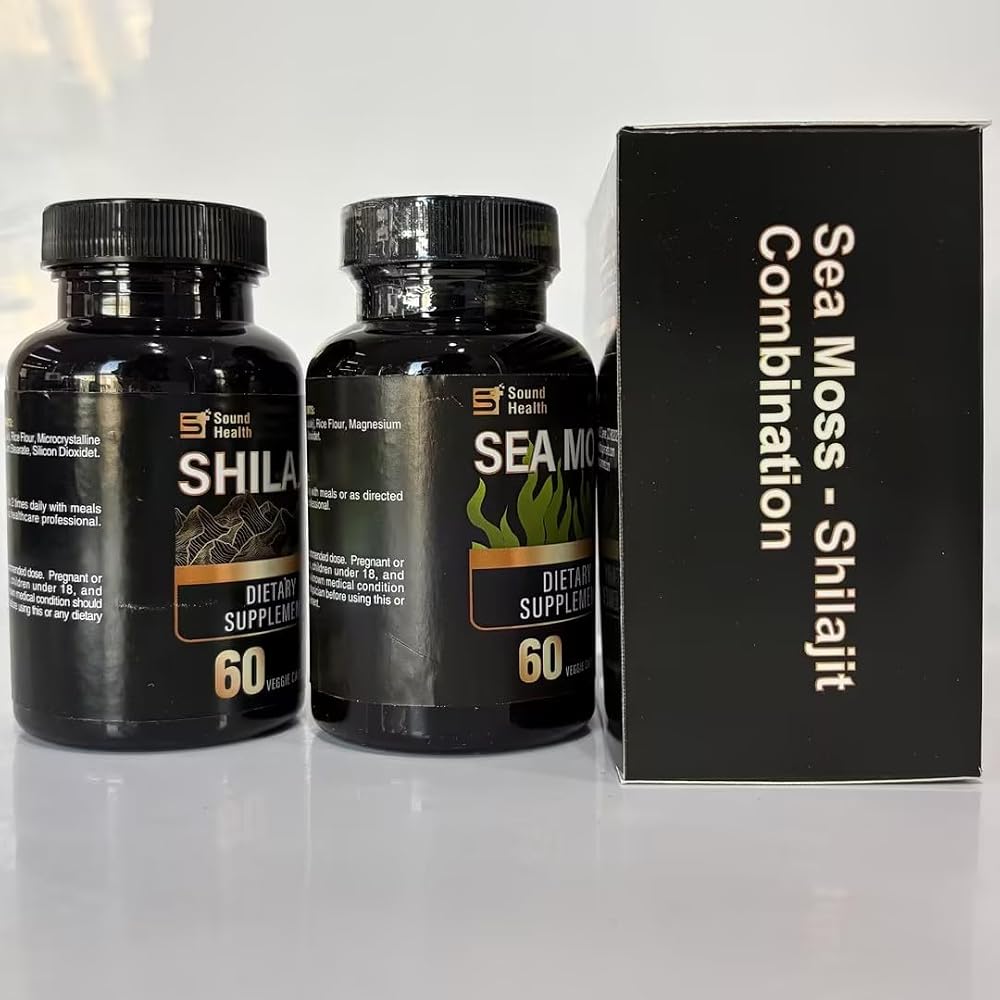 SoundHealth Irish Sea Moss & Shilajit Bundle - 120 Capsules - image 7