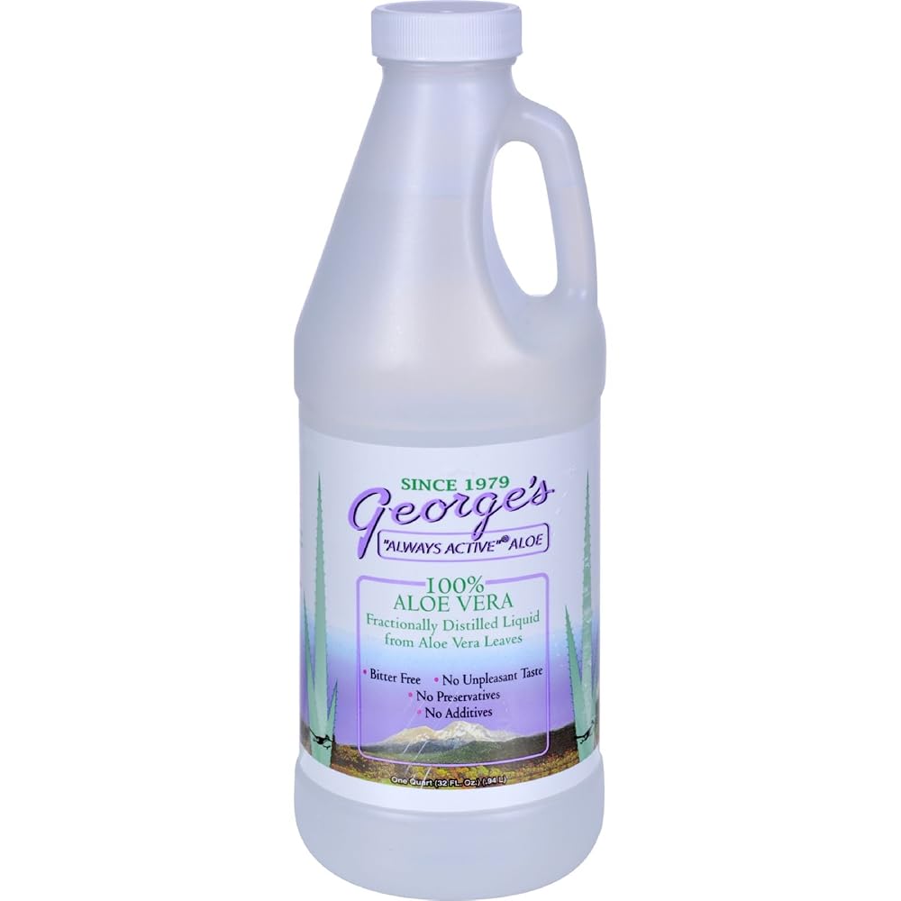 George's Aloe Vera Bitter Free Liquid - 32 fl oz (Pack of 4)