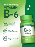 Nature's Truth Vitamin B6 100 mg - 100 Tablets - image 6