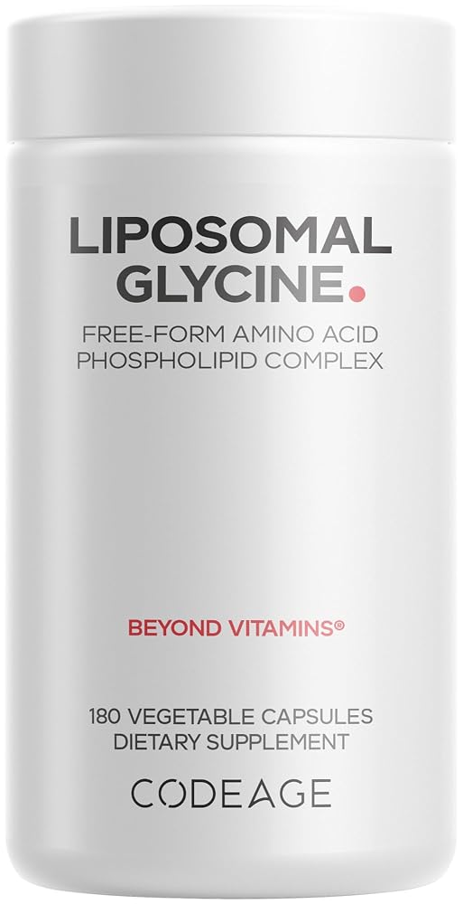 Codeage Liposomal Glycine 1500mg Amino Acid - 180 Capsules