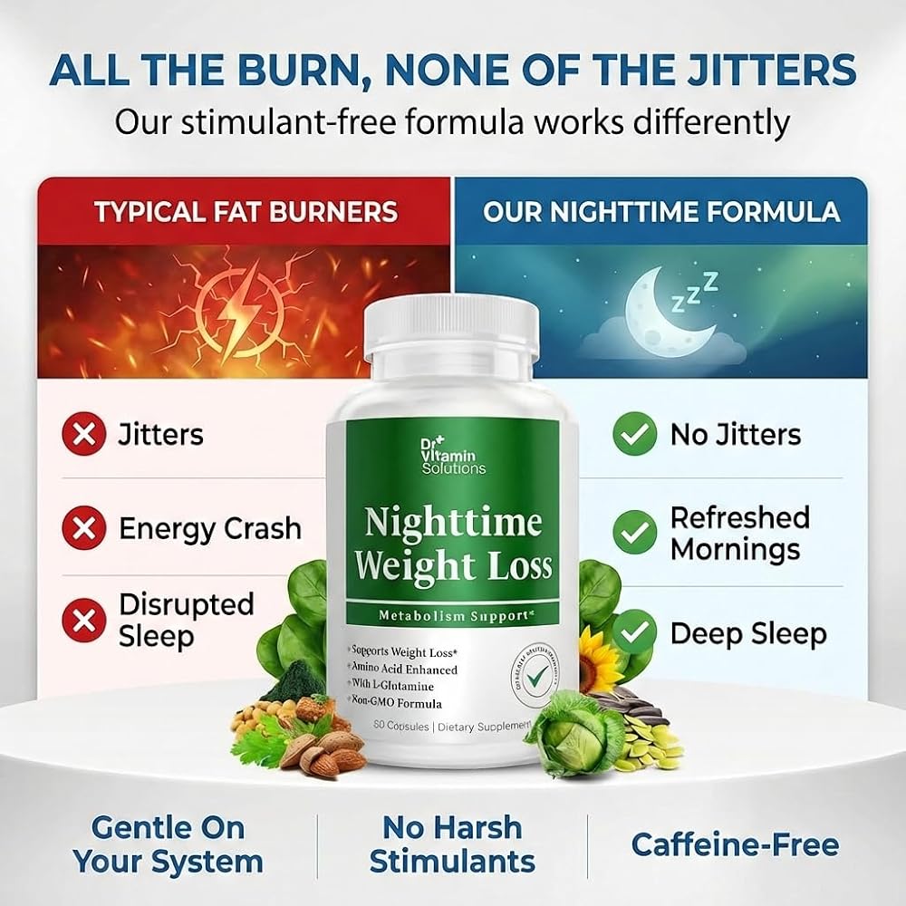 DR VITAMIN SOLUTIONS Nighttime Fat Burner Supplements