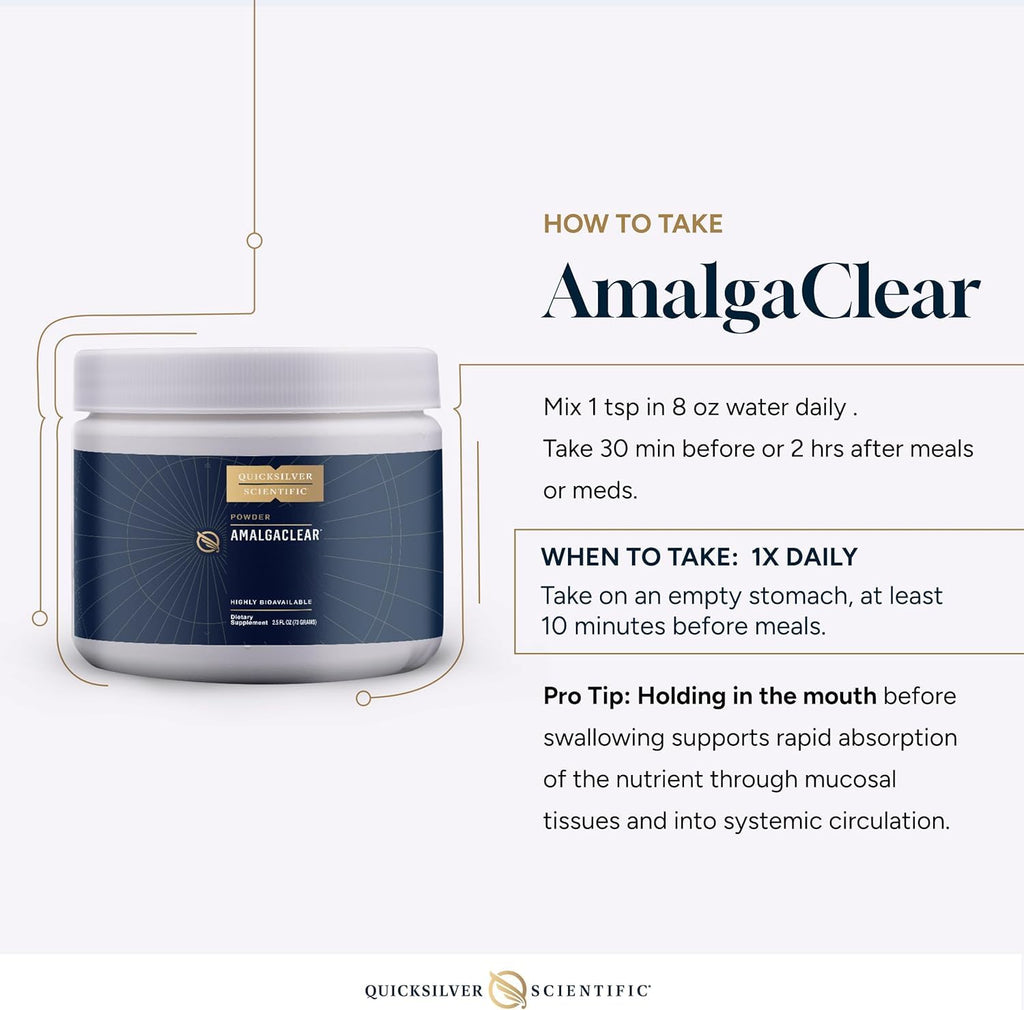 Quicksilver Scientific AmalgaClear Dental Support Powder - 20 Servings - image 7