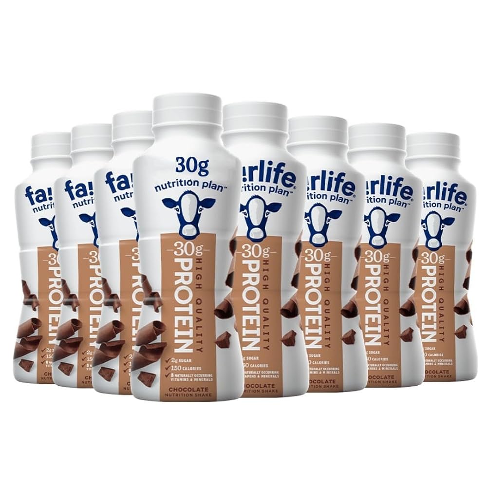 Generic Fairlfe Nutrition Plan Chocolate High Protein Shake - 8 Pack