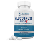Justified Laboratories Glucotrust Max 1295MG Formula - 60 Capsules
