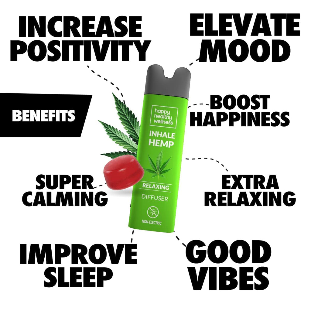 Happy Healthy Wellness Hemp Gummies & Inhaler Gift Pack - 31 Count - image 2