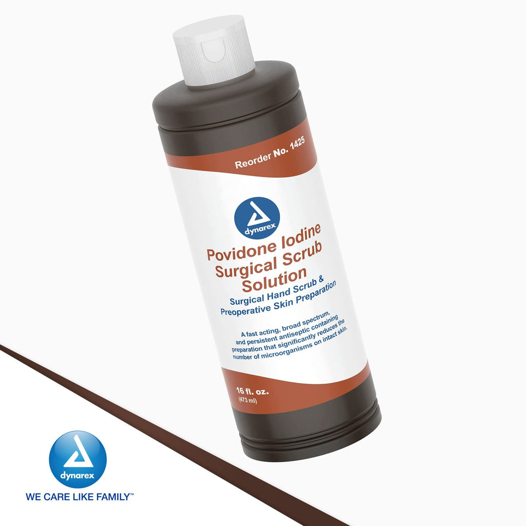 Dynarex Povidone-Iodine Scrub Solution 7.5% - 16 fl. oz. - image 6