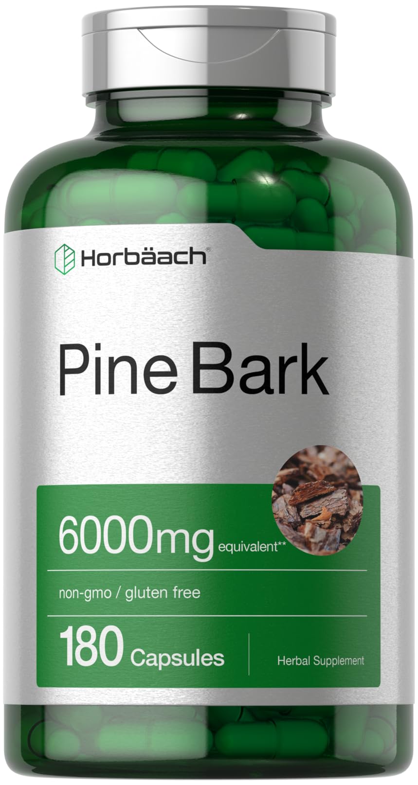 Horbäach Pine Bark Extract - 180 Capsules