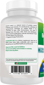 Best Naturals Brewers Yeast 500 mg - 480 Tablets - image 7