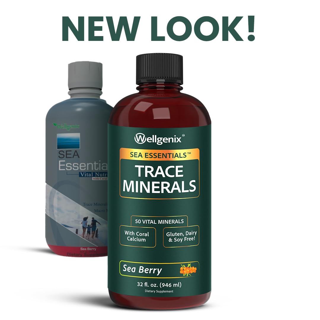 Wellgenix Sea Essentials Liquid Trace Minerals - 32 Fl Oz - image 2