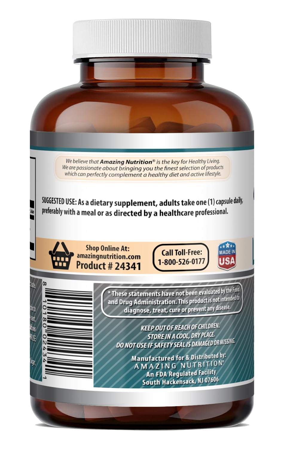 Amazing Nutrition L-Citrulline 750 mg - 180 Capsules - image 5