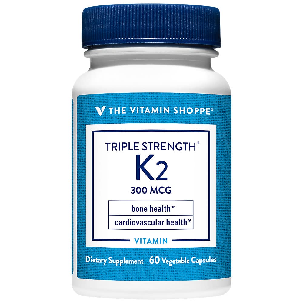 The Vitamin Shoppe Vitamin K2 MK-7 300mcg Triple Strength - Bone