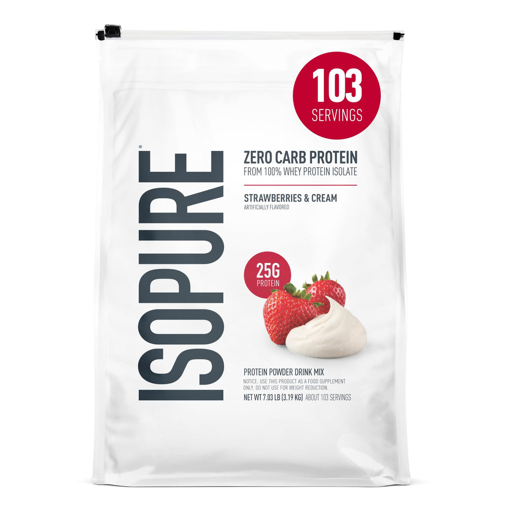 Isopure Zero Carb Low Carb Whey Isolate Protein Powder