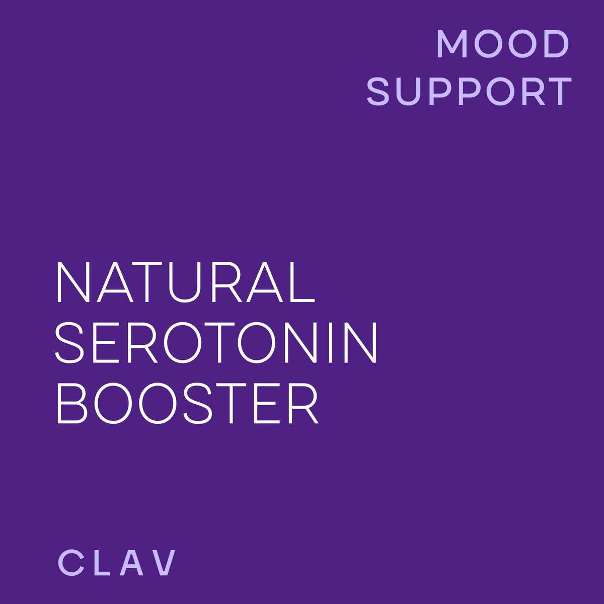 CLAV Mood Support Supplement with Ashwagandha & 5-HTP - 60 Capsules - image 5