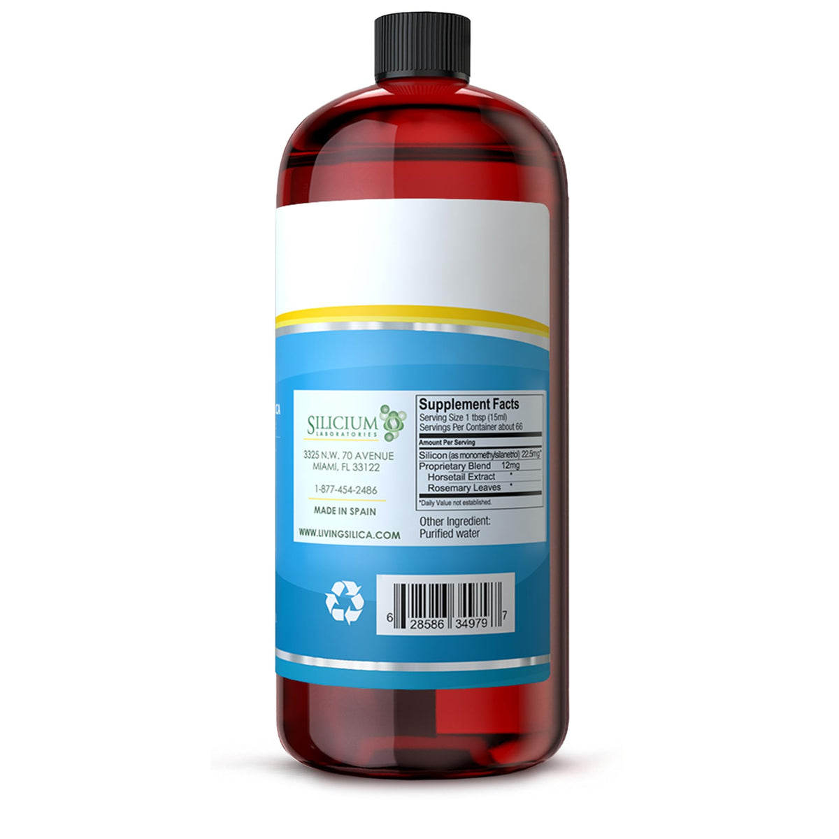 Living Silica ORGONO Silicon Supplement for Collagen - 66 Servings - image 3