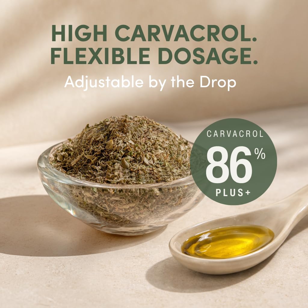 AROMAVITA ImunON Organic Oregano Oil Drops 86-90% Carvacrol - 1 fl oz - image 5