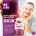 Katherine & Clark Panto Gold Vitamin B5 Biotin Gummies for Hair, Skin & Nails - image 2