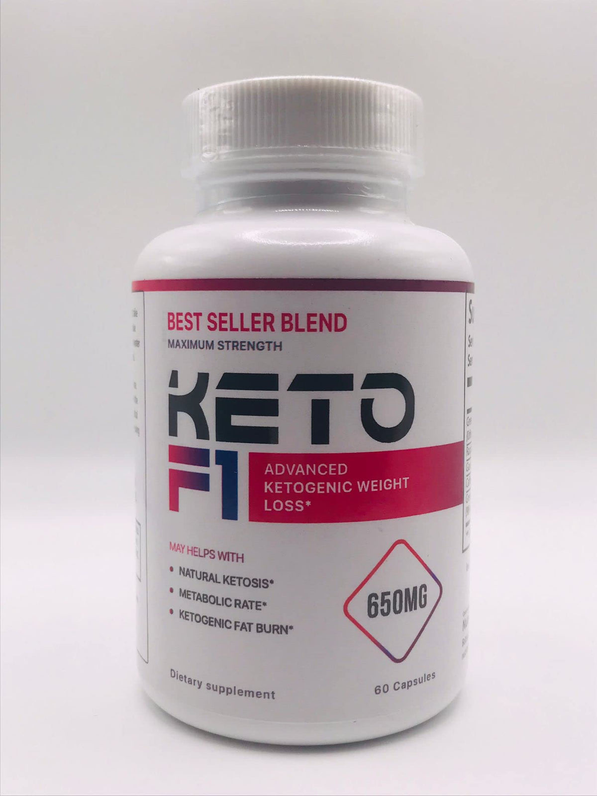 Nutra City Keto F1 Blend Formula Capsules - 180 Capsules - image 2